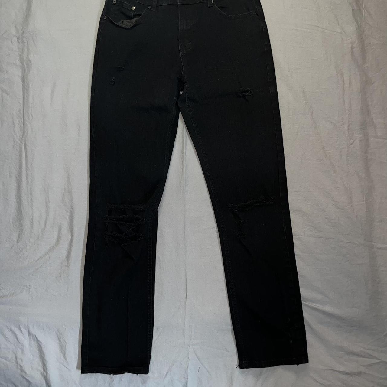 Black ripped Jeans - Depop