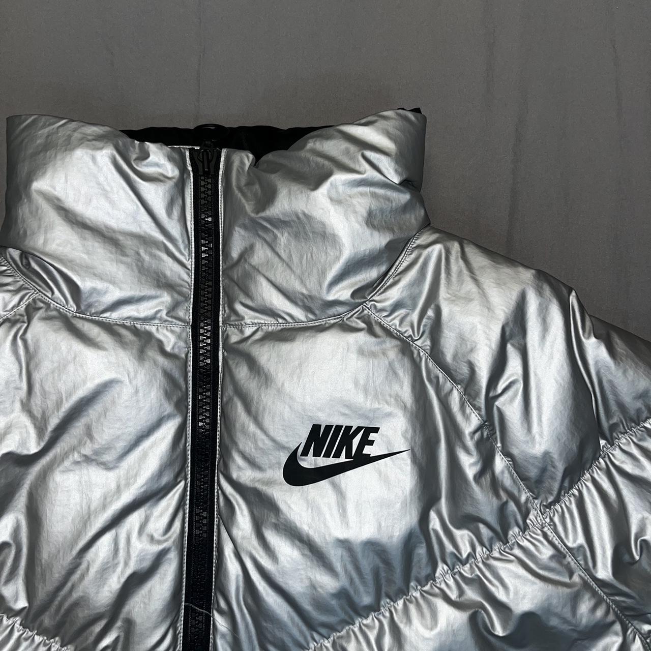 Nike x Olivia Kim Puffer Jacket Metallic Silver/Black - FW19 - US