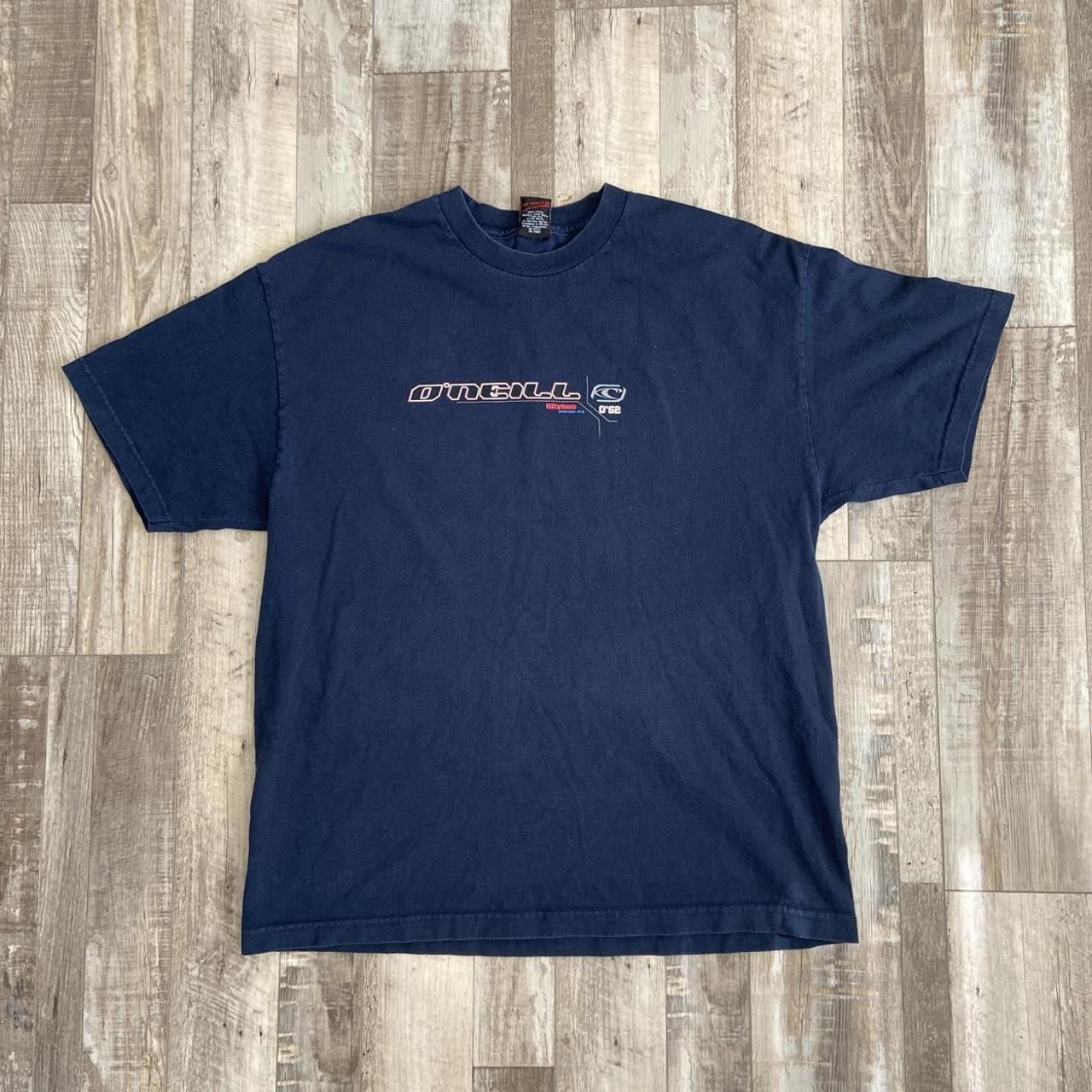 O'Neill Men's Blue and Navy T-shirt | Depop