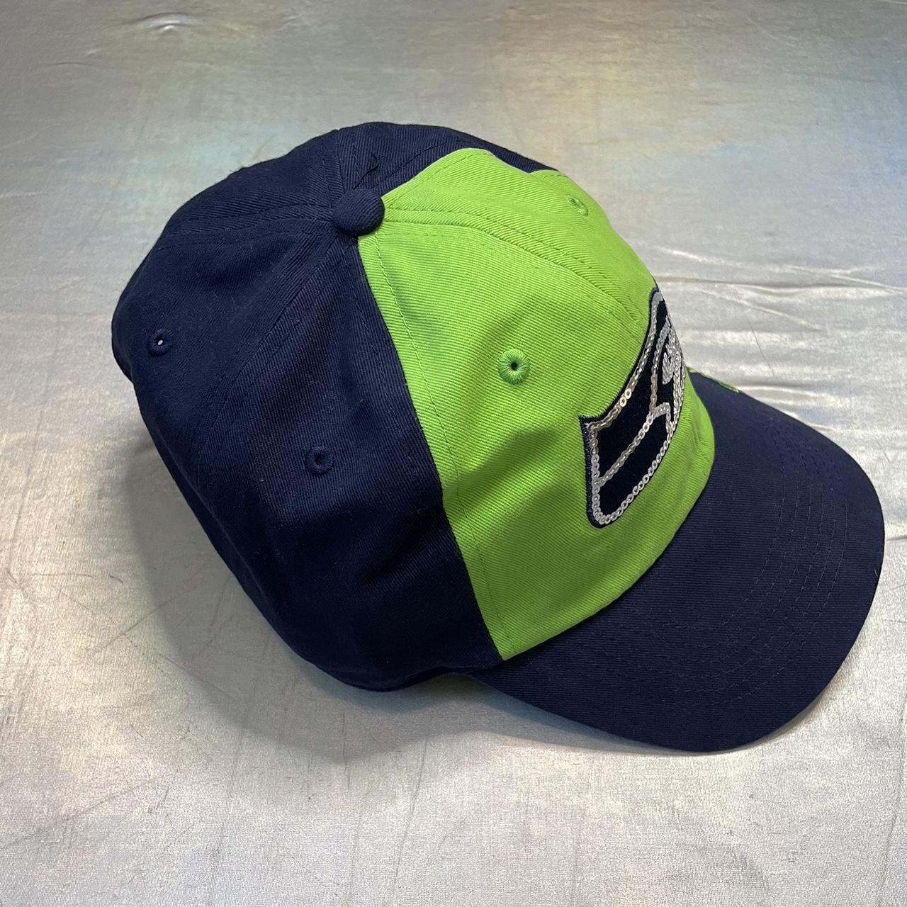 Embroidered Seattle Rainers wool Adjustable Cap, - Depop