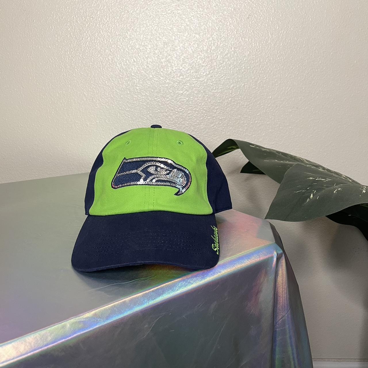 VINTAGE NFL SEATTLE SEAHAWKS BASEBALL CAP, WOMEN'S - Depop