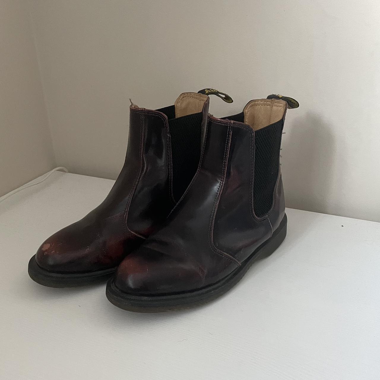 Dr martens 2024 kensington flora burgundy