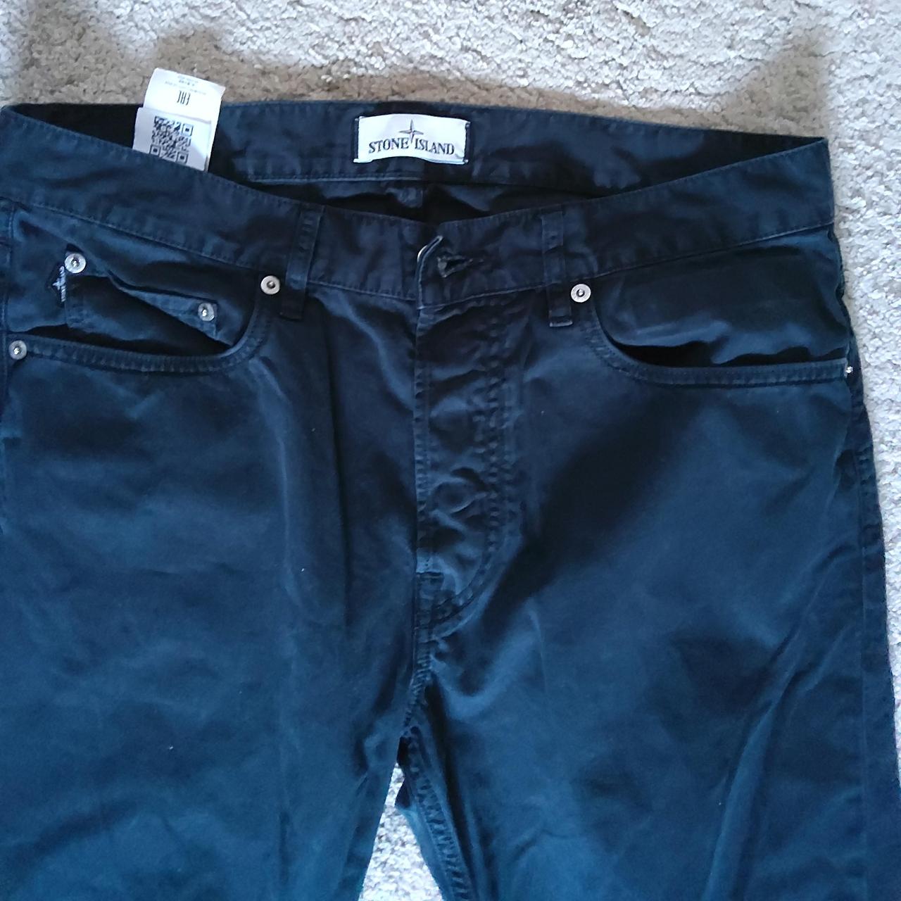 Genuine Stone Island Jeans In Black Waist:31 Length:34 - Depop