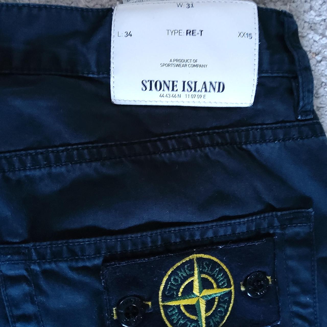 Genuine stone island jeans in black Waist31 length34 Depop