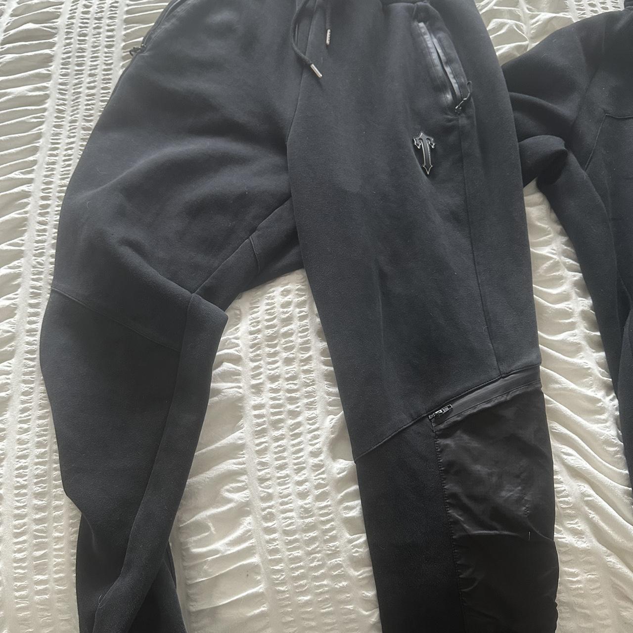 Trapstar Tfleece tracksuit black Depop