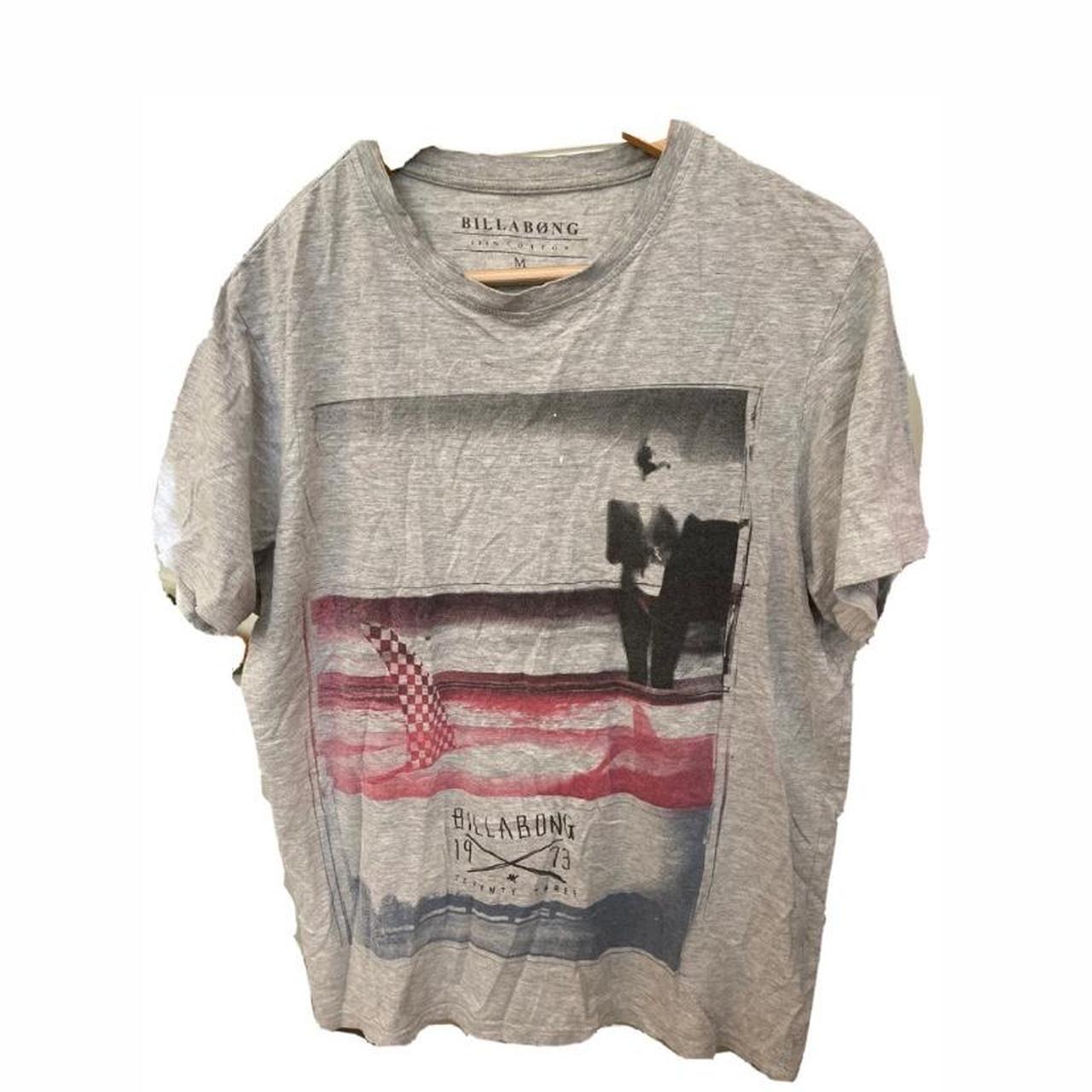 billabong grey t shirt