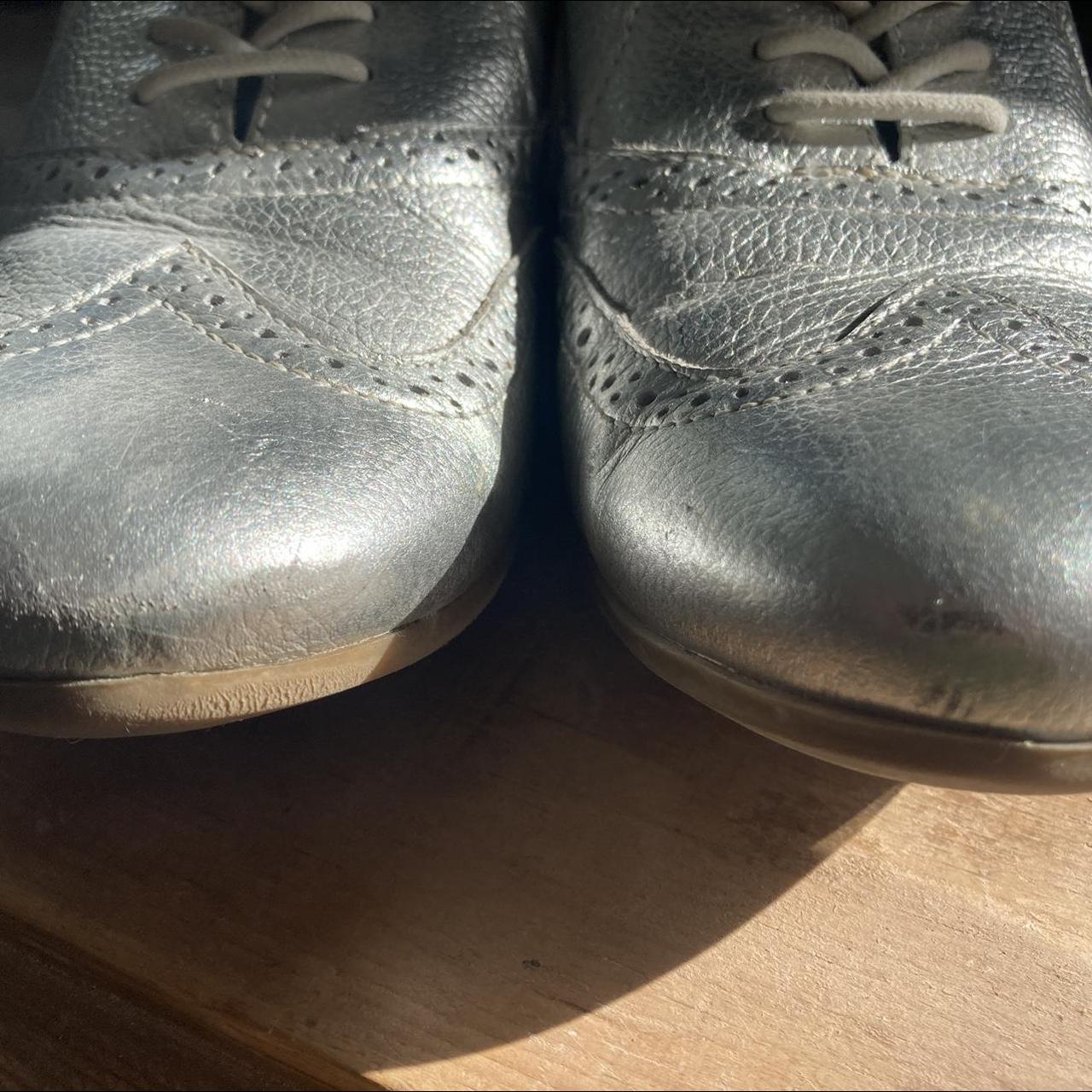 Silver brogues marks hot sale and spencer