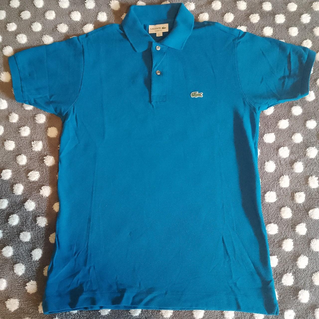 Lacoste Men's Blue and Navy Polo-shirts | Depop