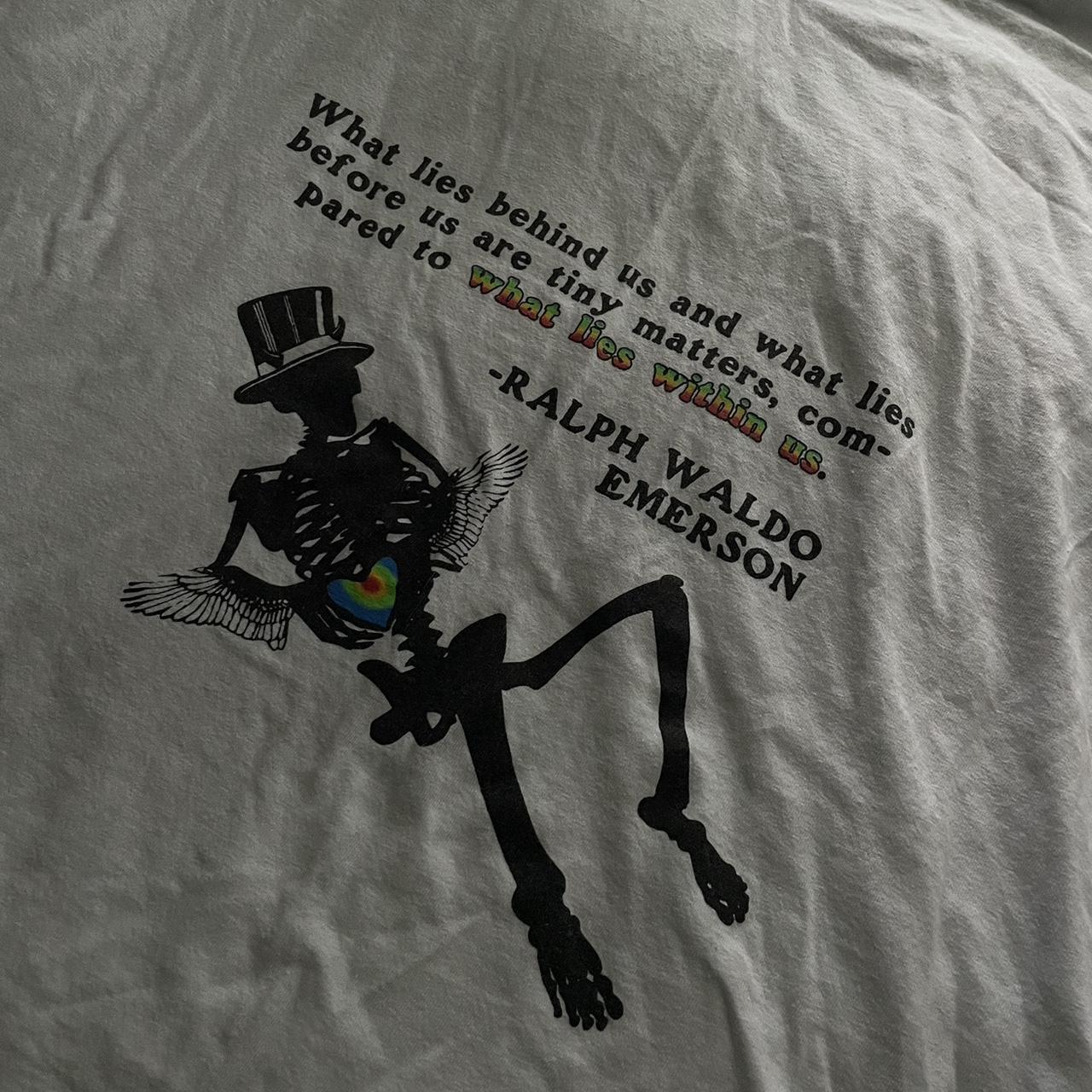 oversized 2020 boys lie t shirt a few small stains Depop