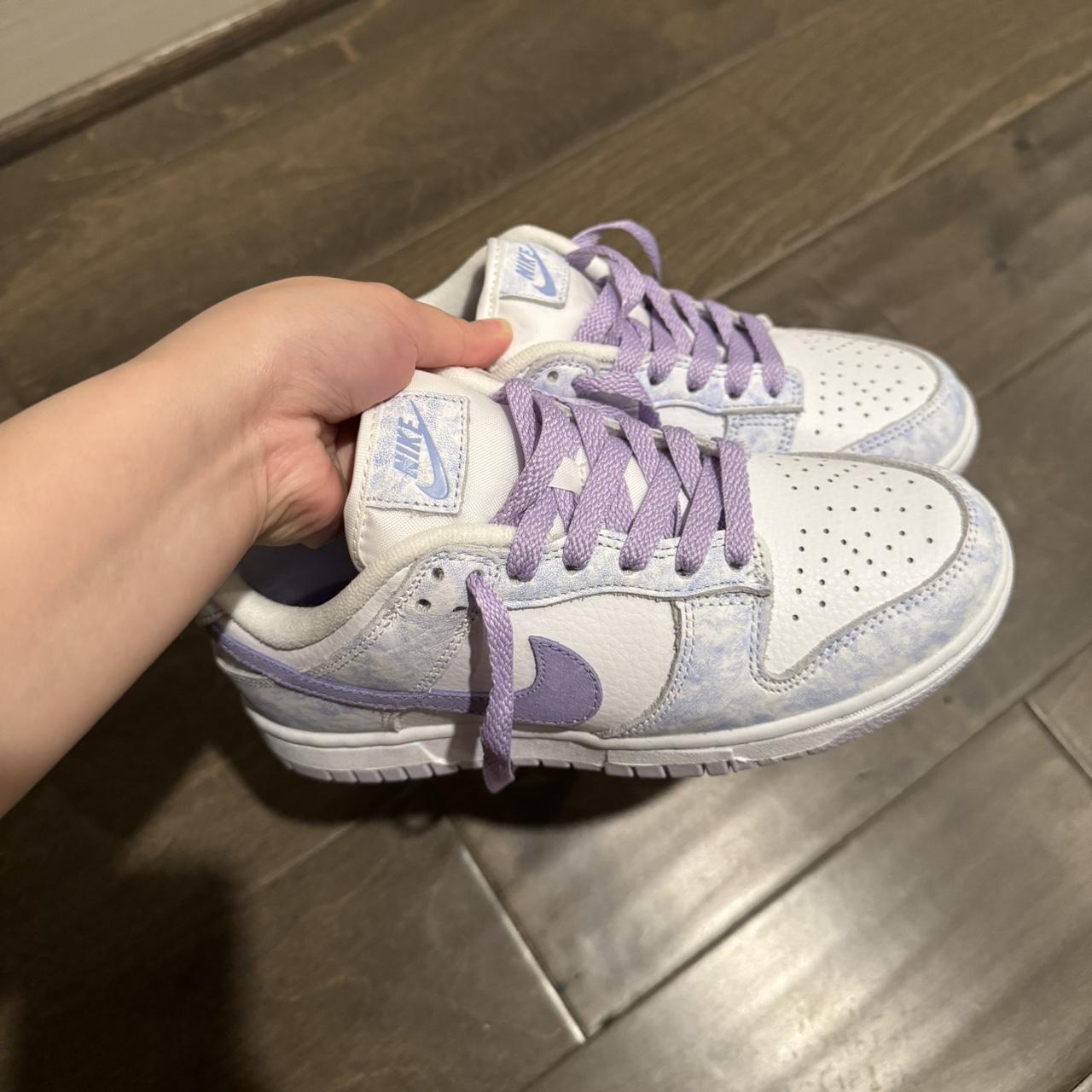 nike womens dunk low purple pulse