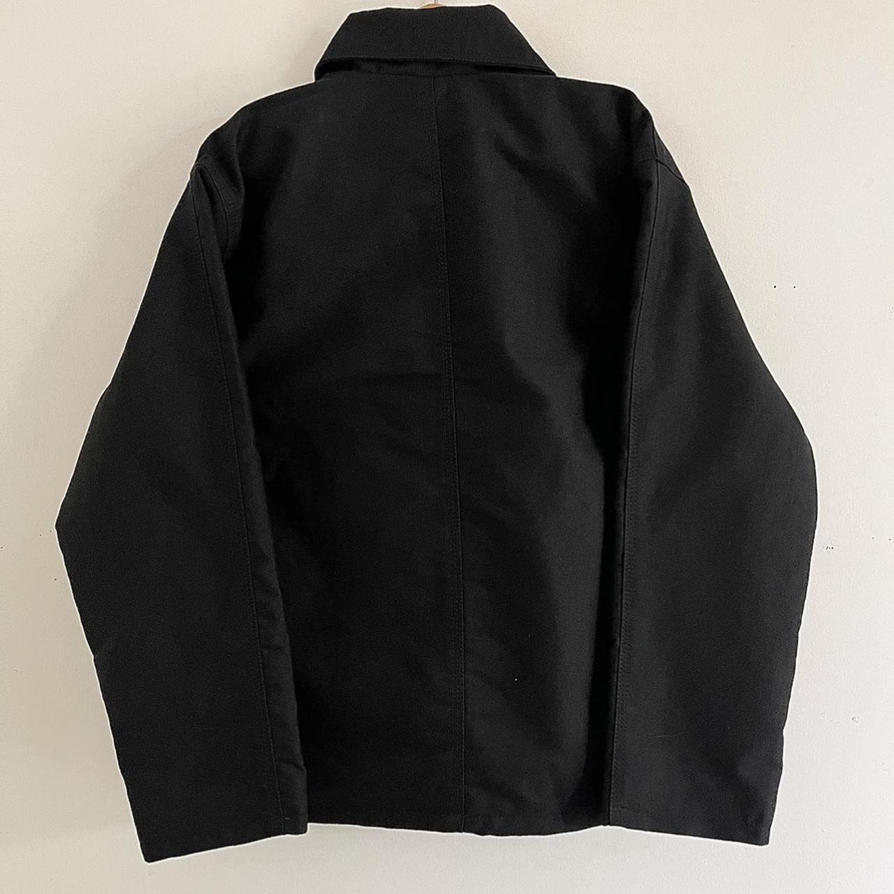 Model: Carhartt Detroit Black Rework jacket with... - Depop