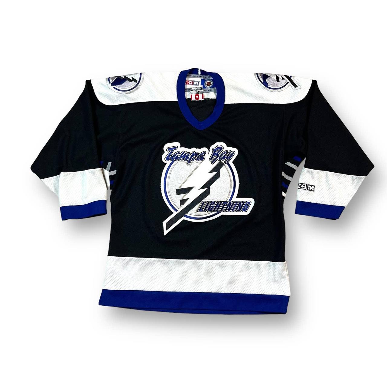 Vintage Tampa Bay Lightning Sewn Hockey Jersey