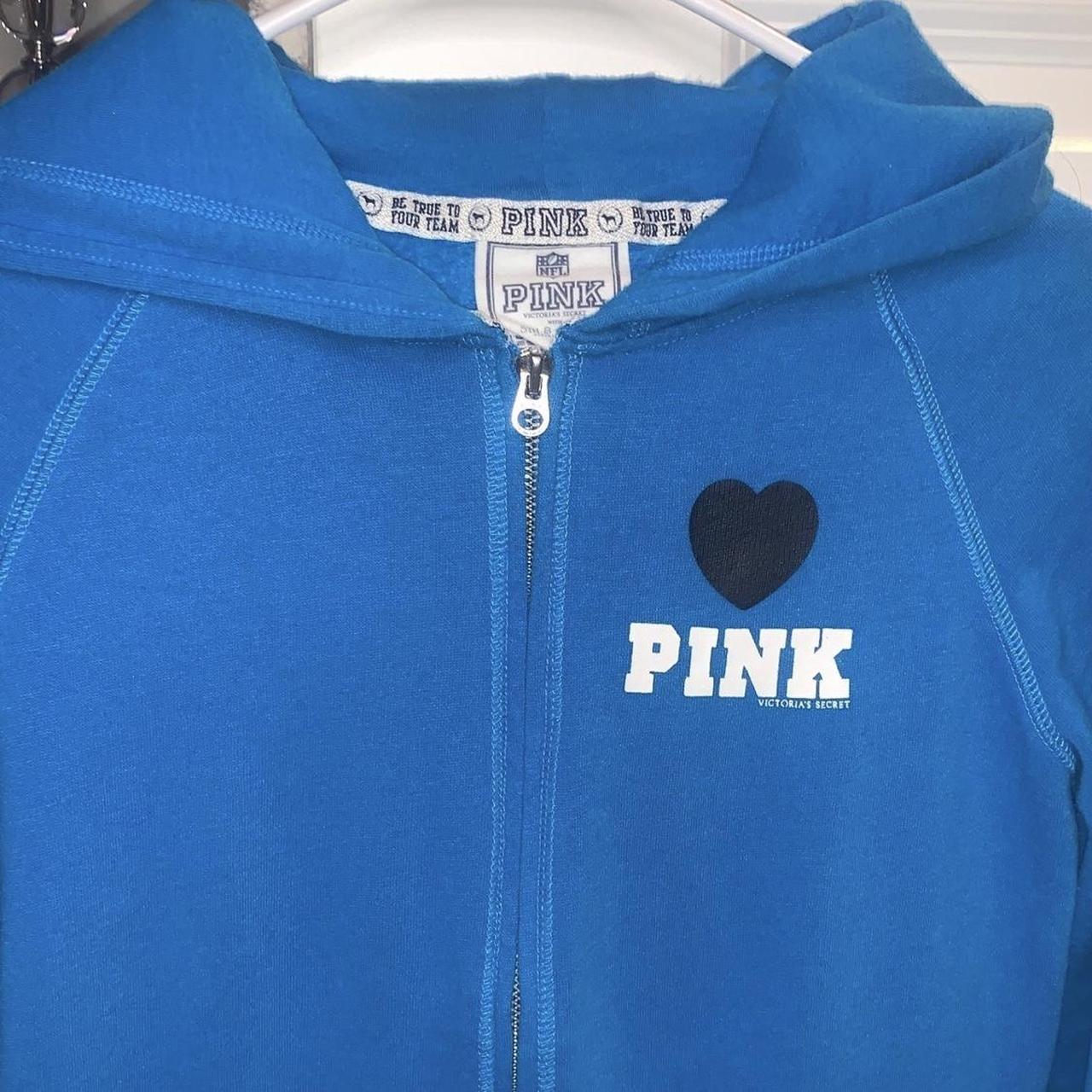 PINK Victoria's Secret, Tops, Victoria Secret Pink Carolina Panthers  Hoodie