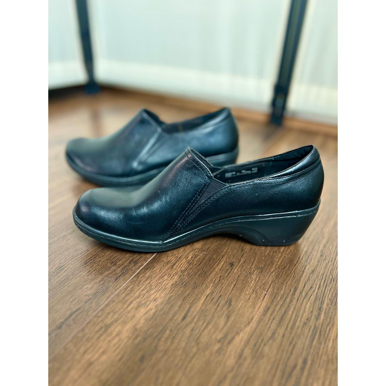 Clarks Womens Grasp Chime Clog Shoes Black Slip. Depop