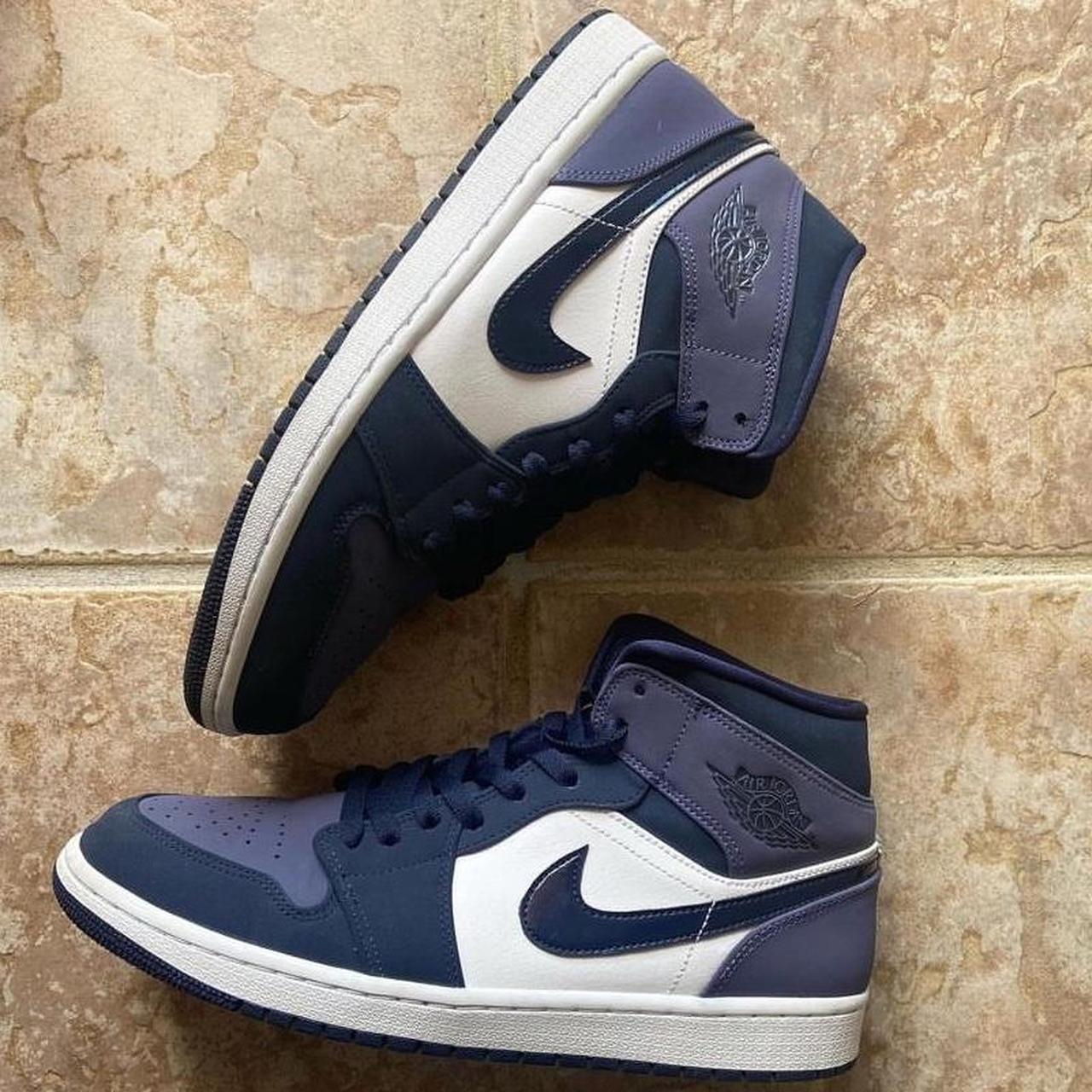 Jordan Mid Sanded Purple Size Very Depop