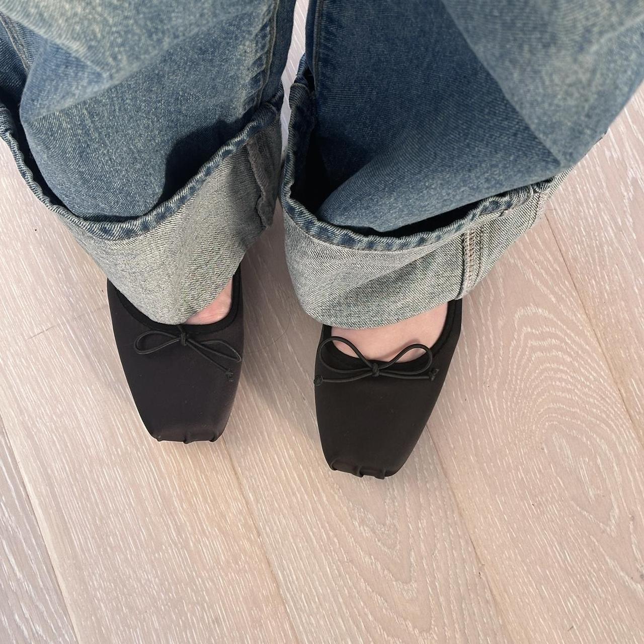 satin ballet shoes