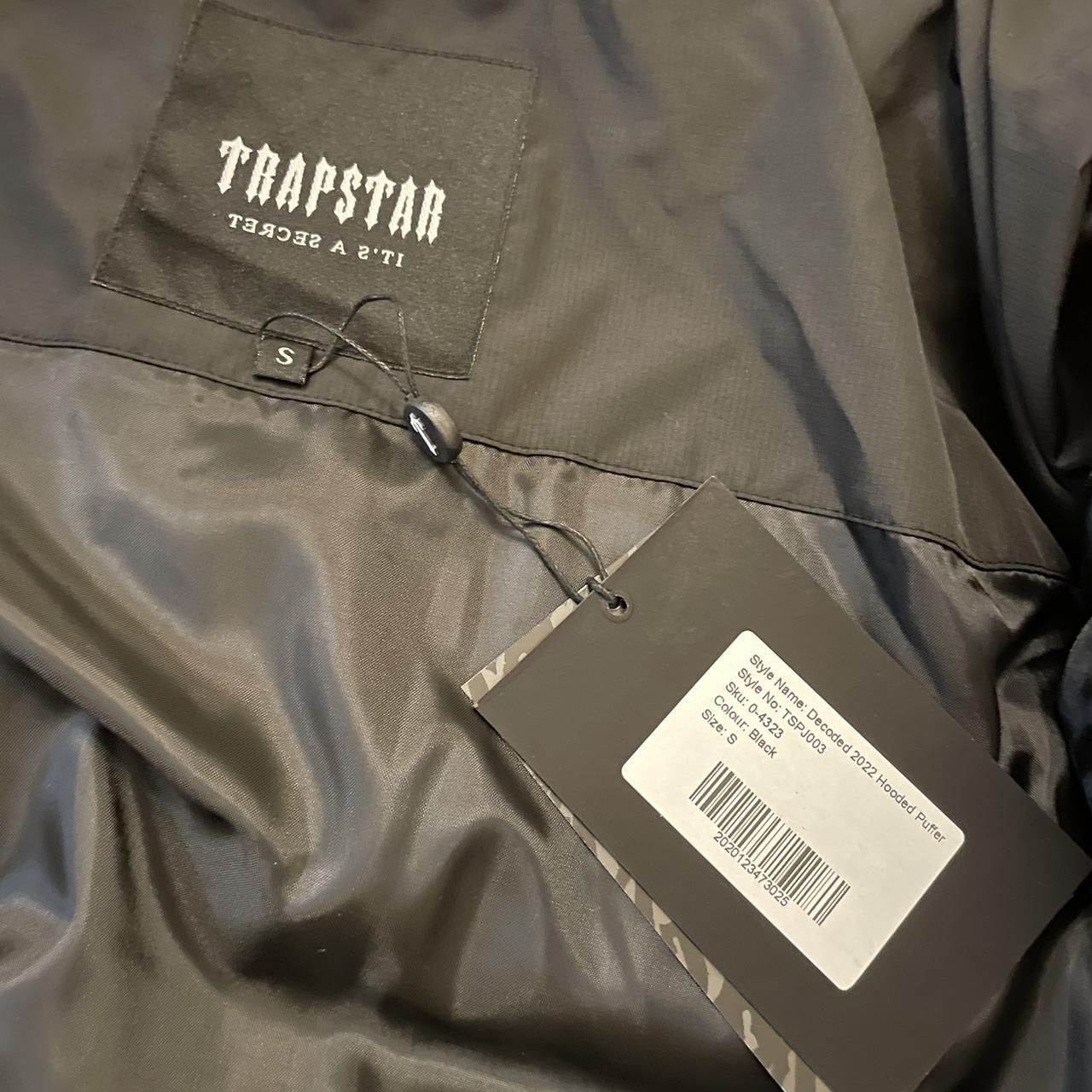 Trapstar Men's Black Coat | Depop