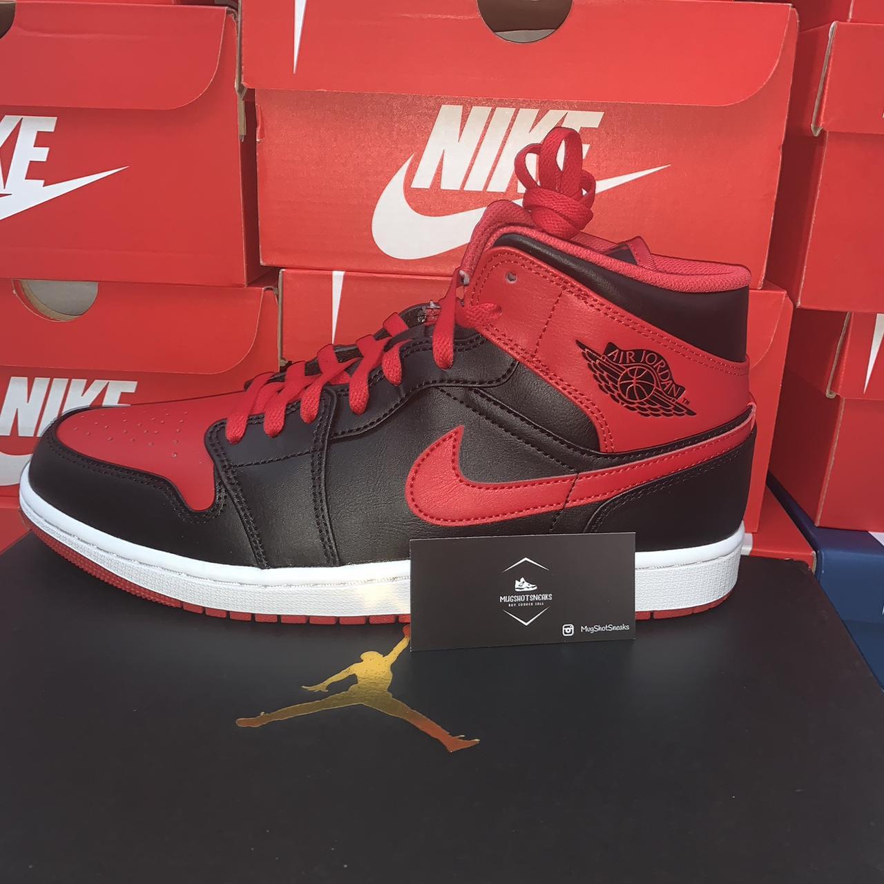 mens red jordans