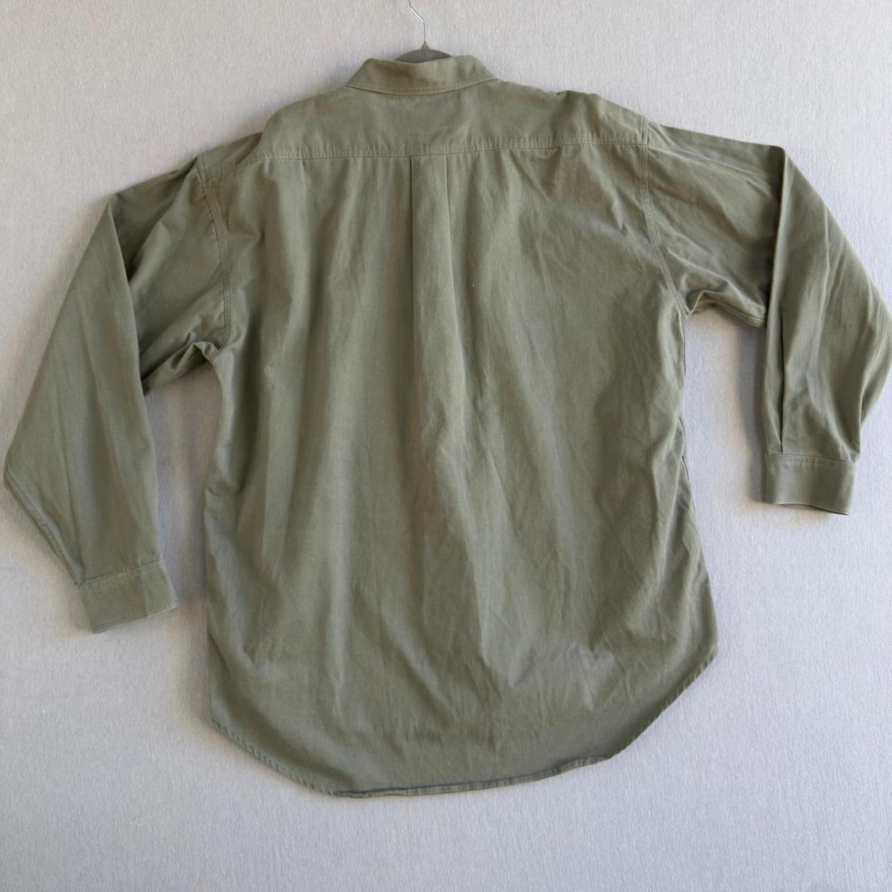 Yves Saint Laurent Men's Shirt - Green - XXL – Yv… - image 2