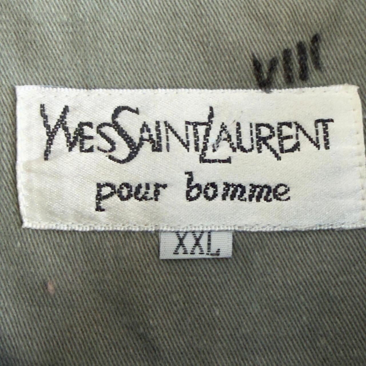 Yves Saint Laurent Men's Shirt - Green - XXL – Yv… - image 5