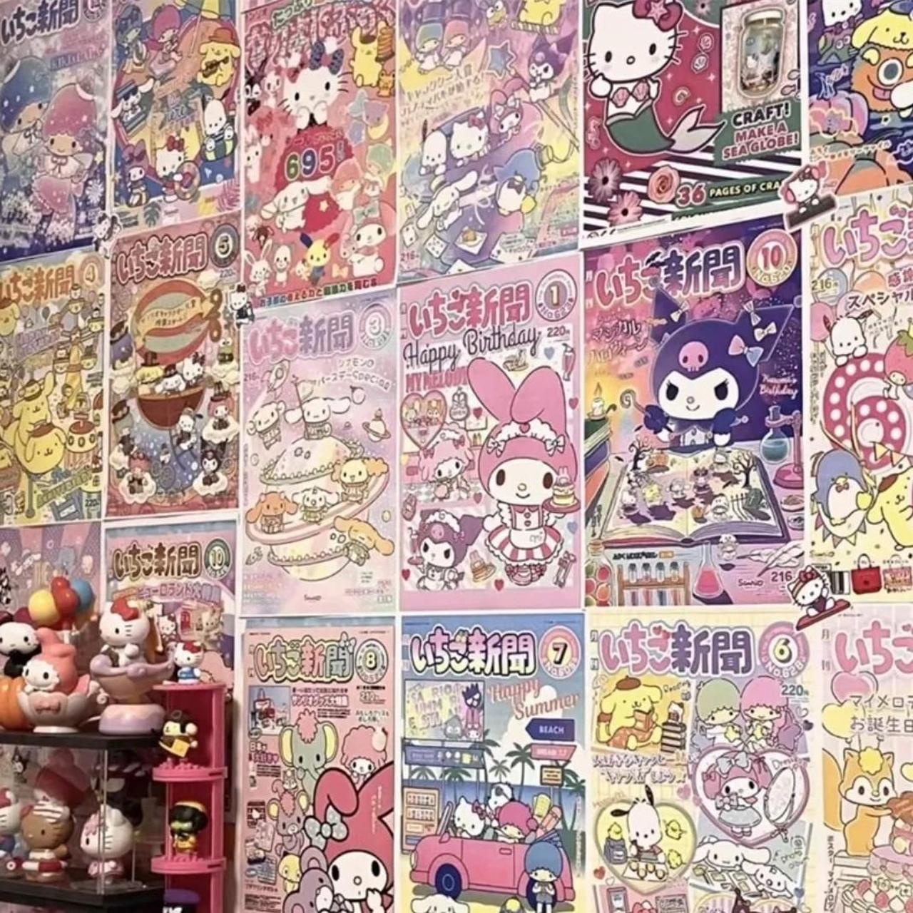 𐐪♡𐑂°‧₊ 20 sanrio posters ₊‧°𐐪♡𐑂°‧₊ see my... Depop