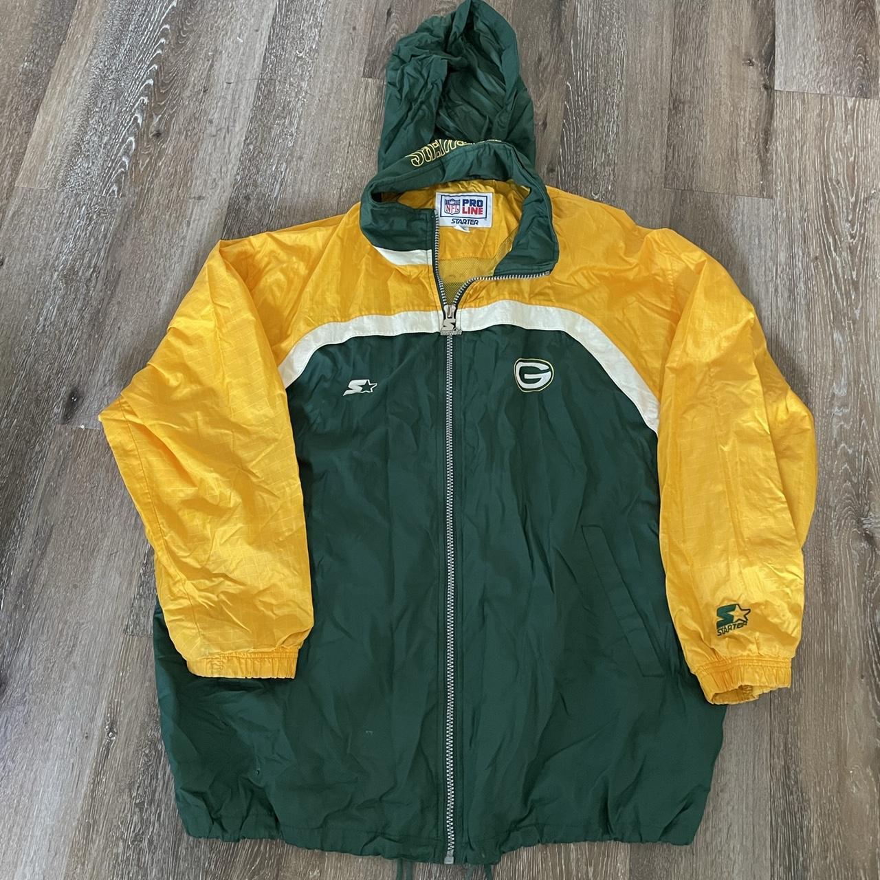 Vintage Green Bay Packers Starter Jacket Size - Depop