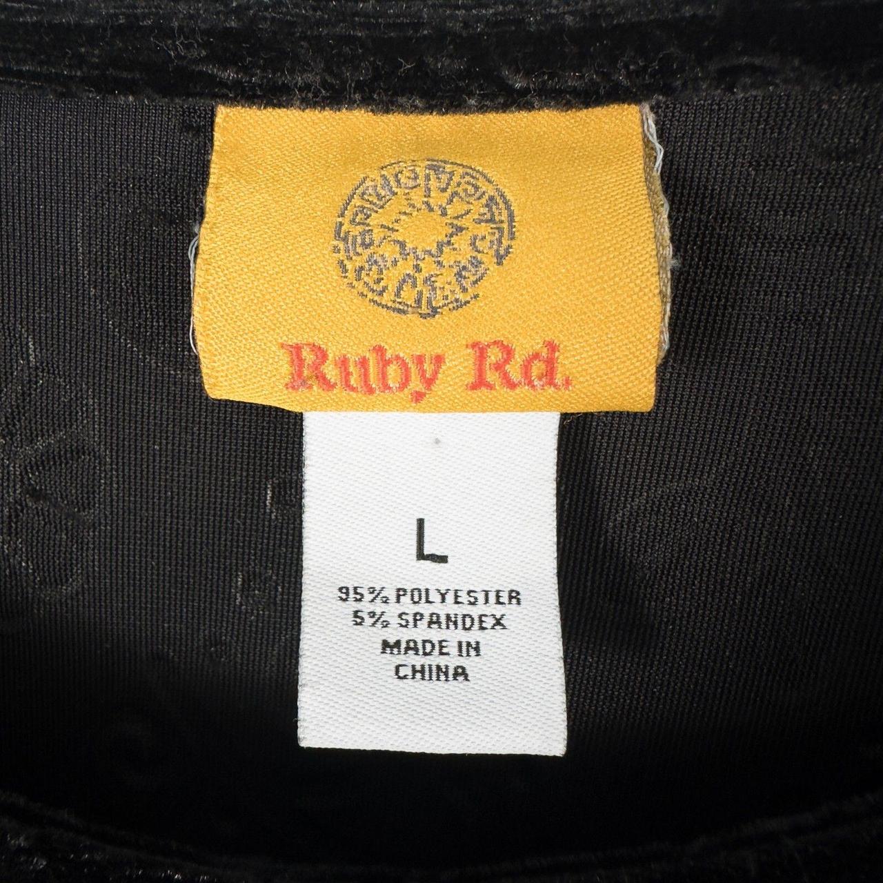 Ruby Rd. Women's Blouse - Black - L – Ruby Rd Wom… - image 3