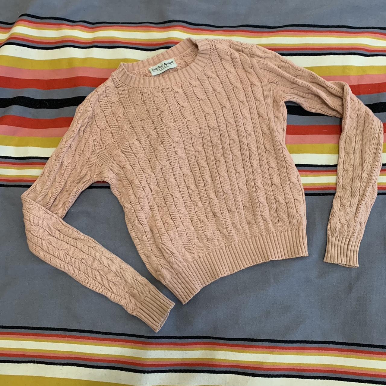 American Apparel knit sweater Dusty Rose/ ballet... Depop