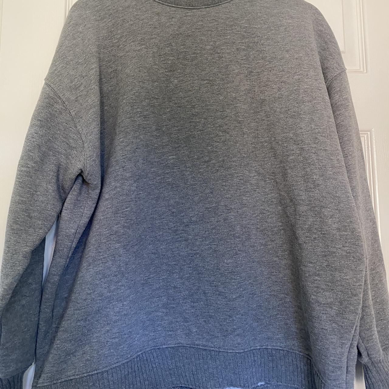 Zara-over Sized Grey Sweatshirt-lounge Wear-great - Depop