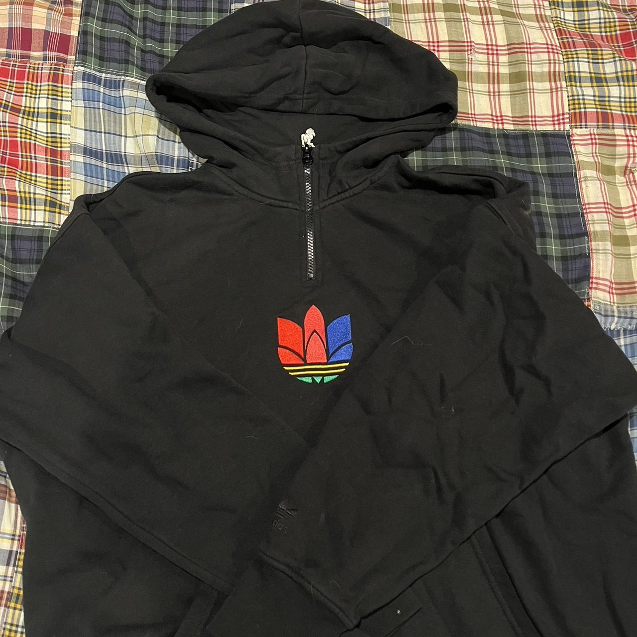 adidas quarter zip adidas hoodie fall style depop Depop