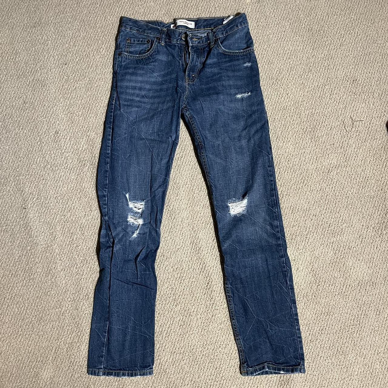 Levi's 502 ripped clearance jeans