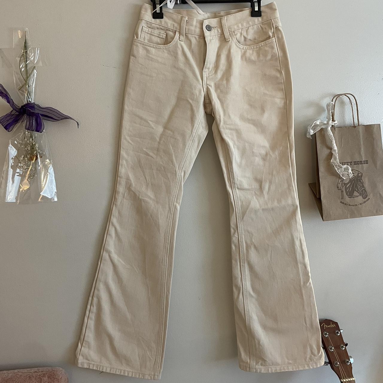 cute Brandy Melville flare jeans, mid rise