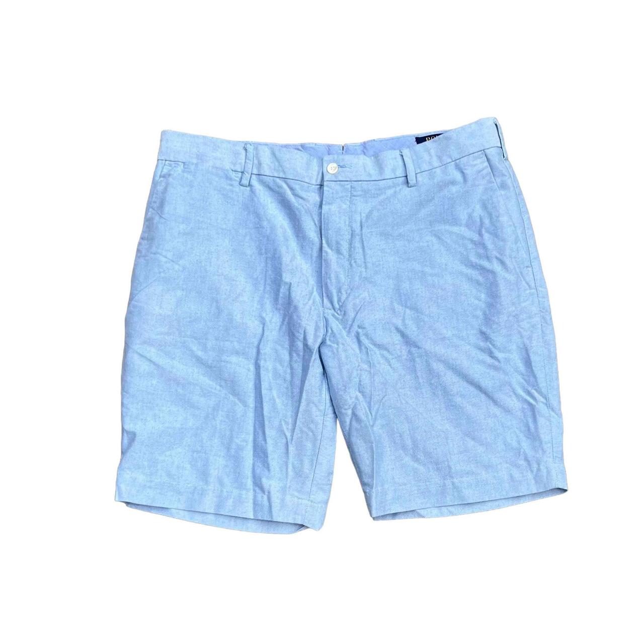 POLO RALPH LAUREN Men’s Classic Fit Blue Shorts Size... - Depop