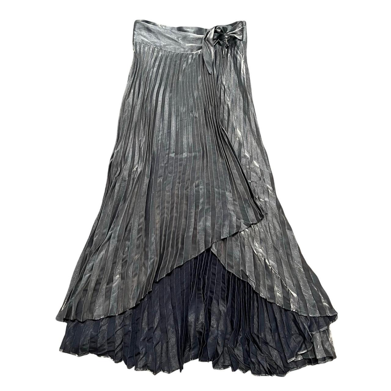 Source Unknown Women's Skirt - Silver - L – DO + … - image 1