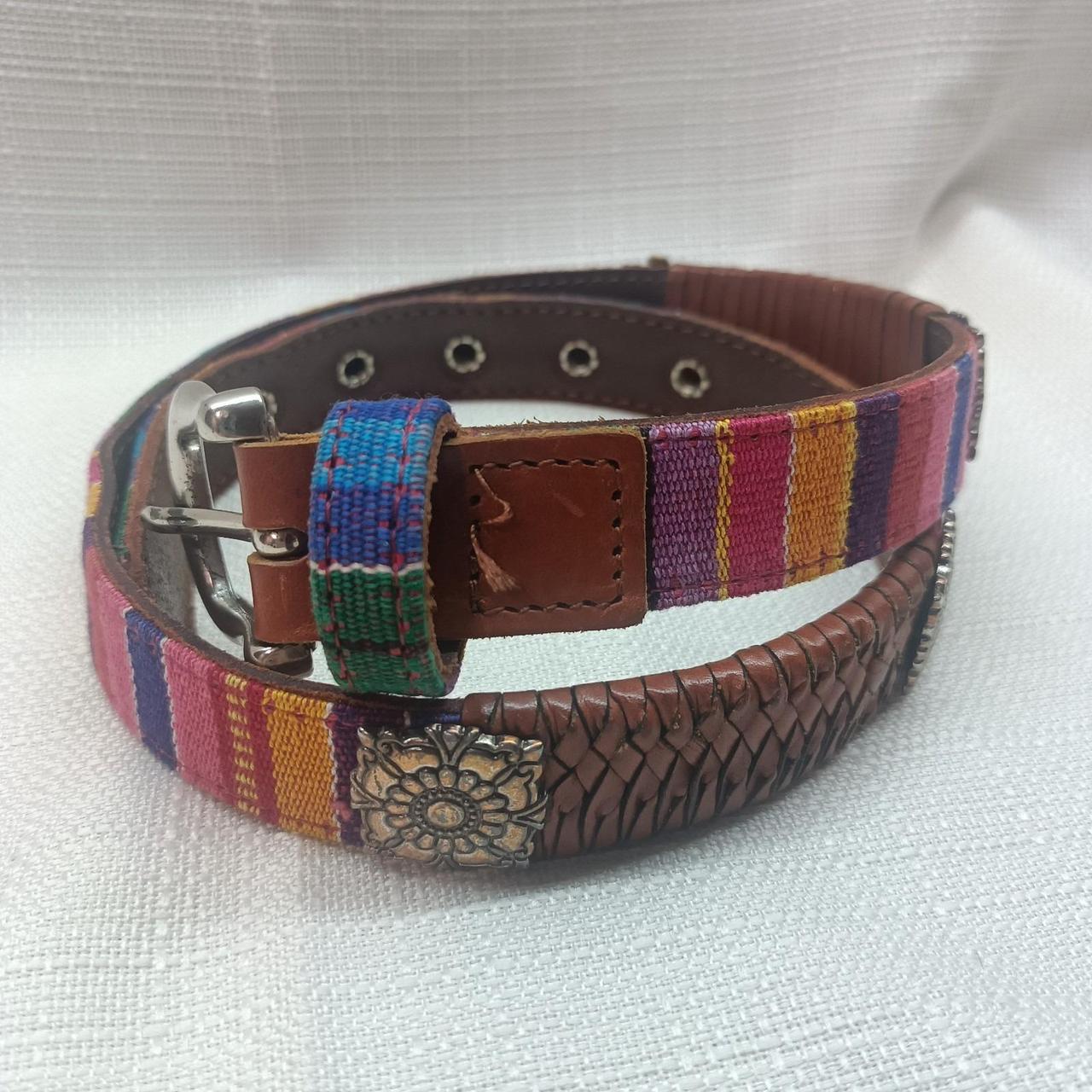Fossil Women's Belt - Multi – Fossil Leather Belt… - image 1