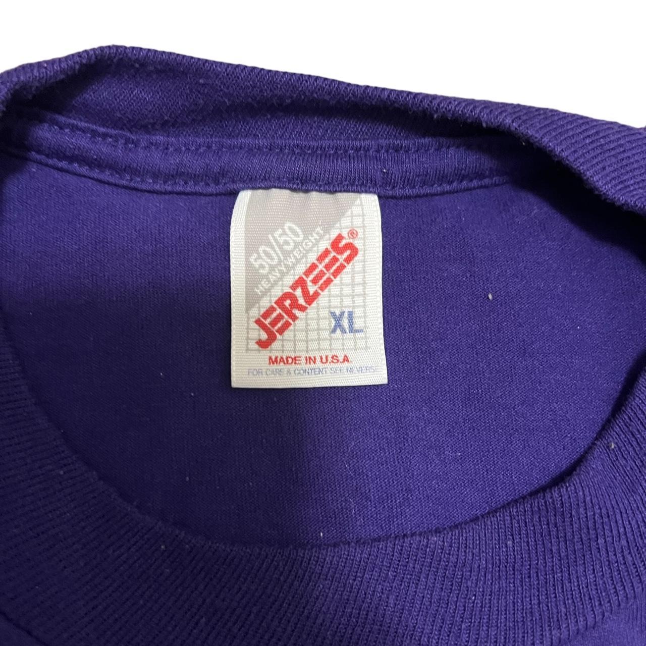 Jerzees Men's Purple T-shirt | Depop