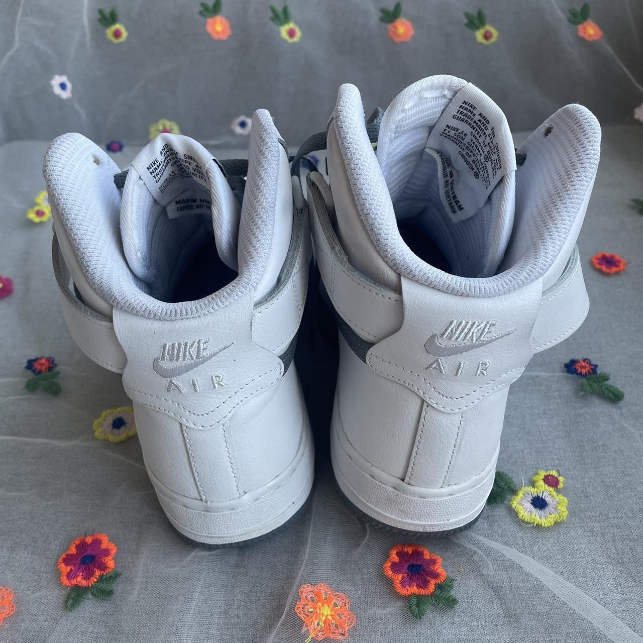 grey air force high tops