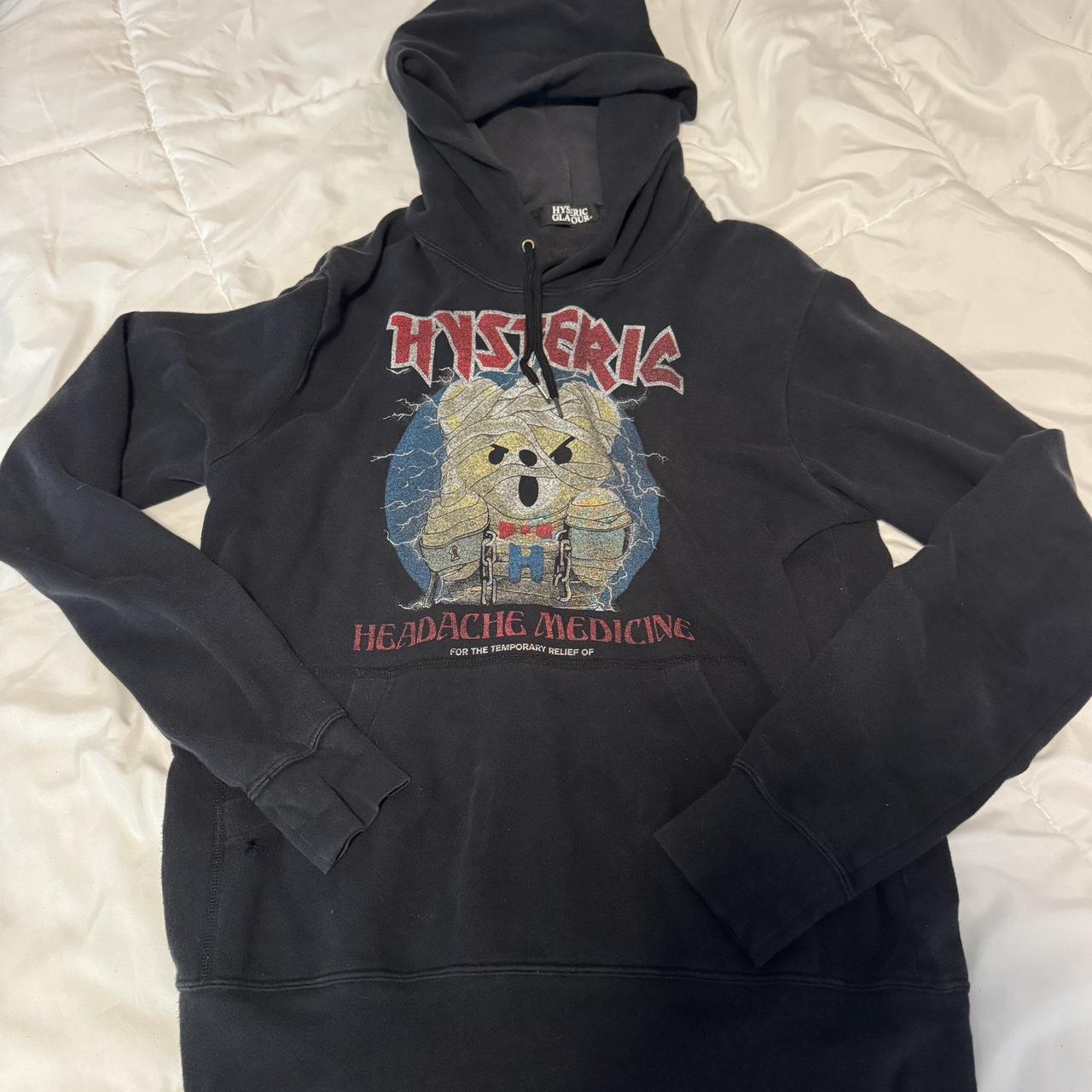 Hysteric glamour-hoodie - Depop Hysteric glamour-hoodie - Depop