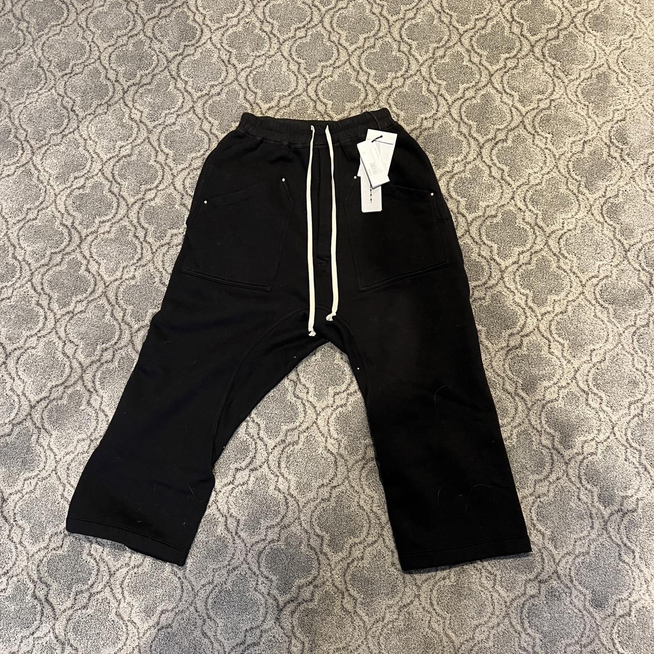 Rick Owens Women's Black Joggers-tracksuits | Depop