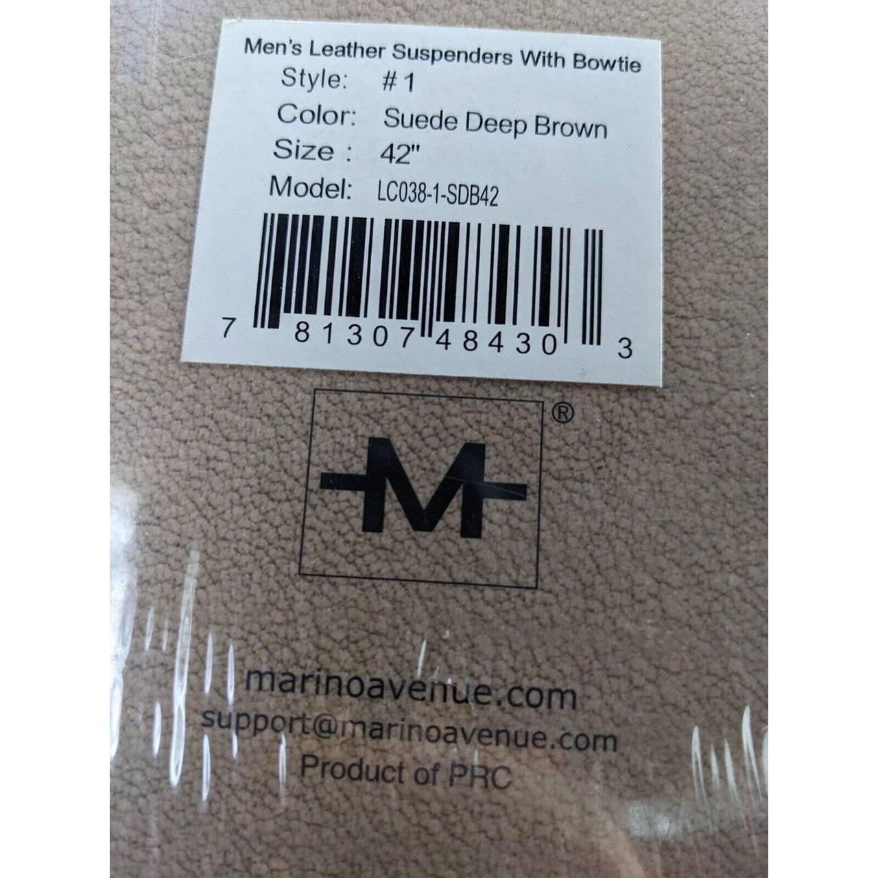 Mio Marino Adjustable Brown Leather Suspenders & - Depop
