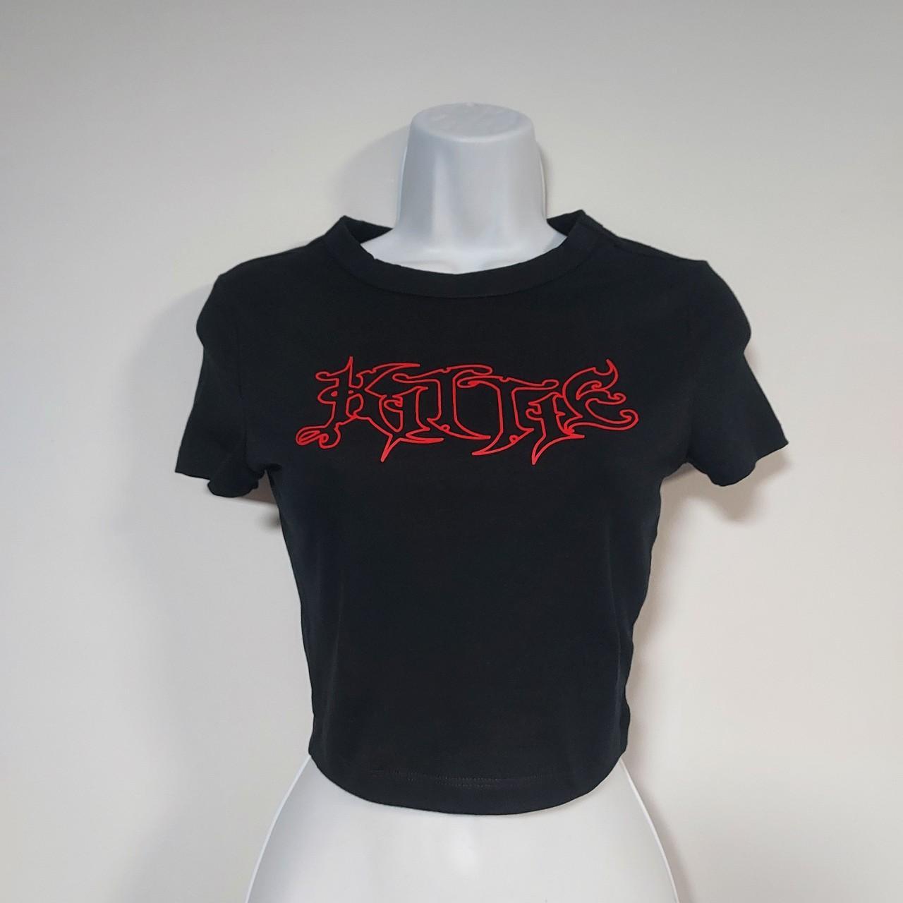 Kittie band baby tee kittie shirt kittie cropped... - Depop