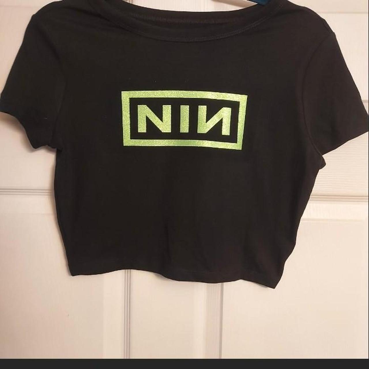 Nine inch nails baby tee nine inch nails crop top | Depop Nine inch nails baby tee nine inch nails crop top | Depop
