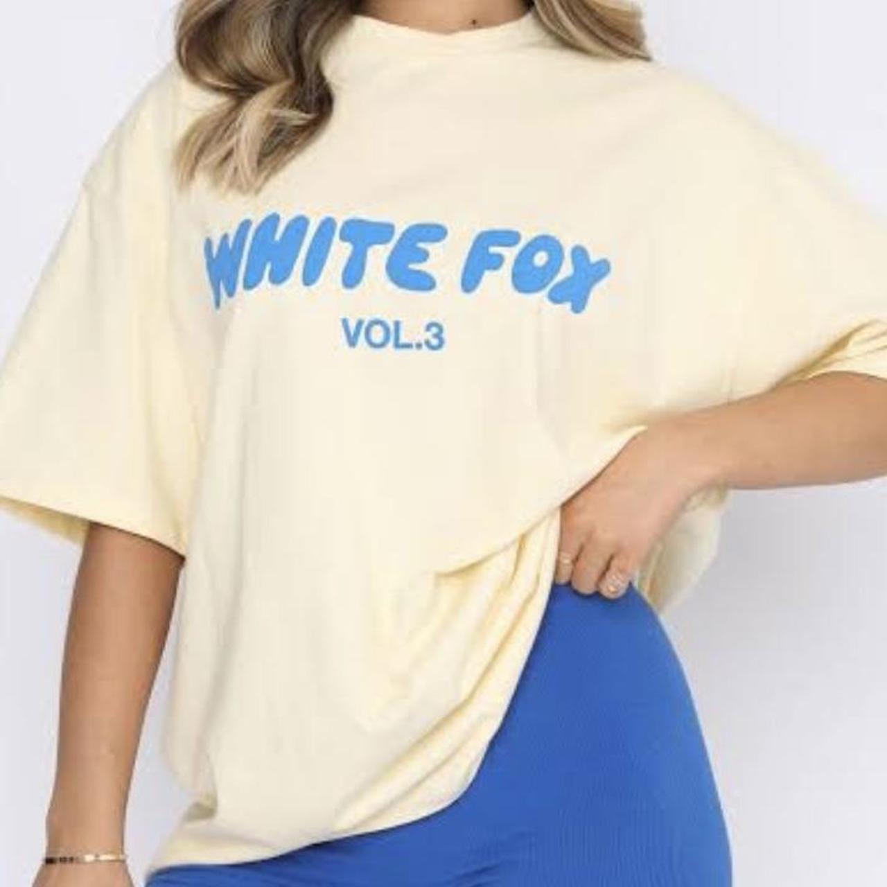 White fox - yellow t shirt SKZE S/M Small pull of... - Depop