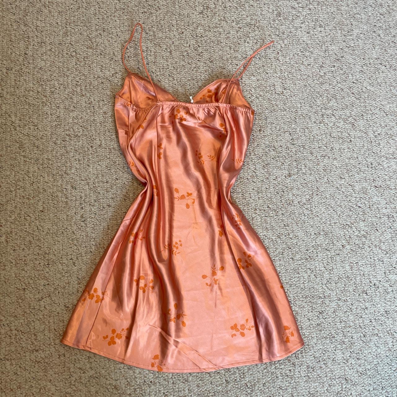 Princess Polly Women's Pink and Orange Dress Depop