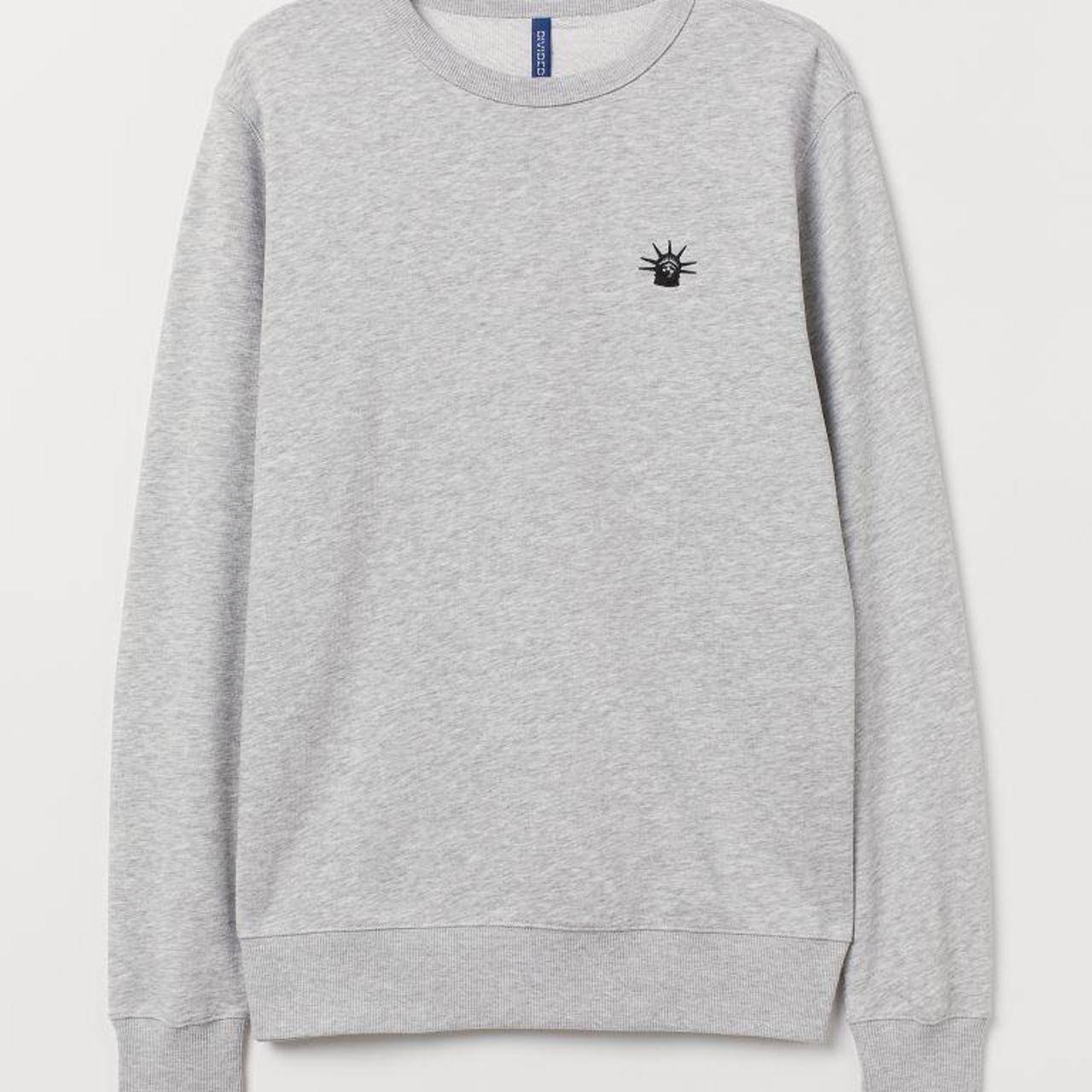 H&m Grey Crewneck Men Mens H&M Crewneck Sweatshirt Regular Fit