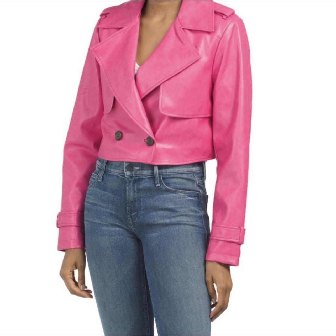 Avec Les Filles Women's Pink Jacket | Depop