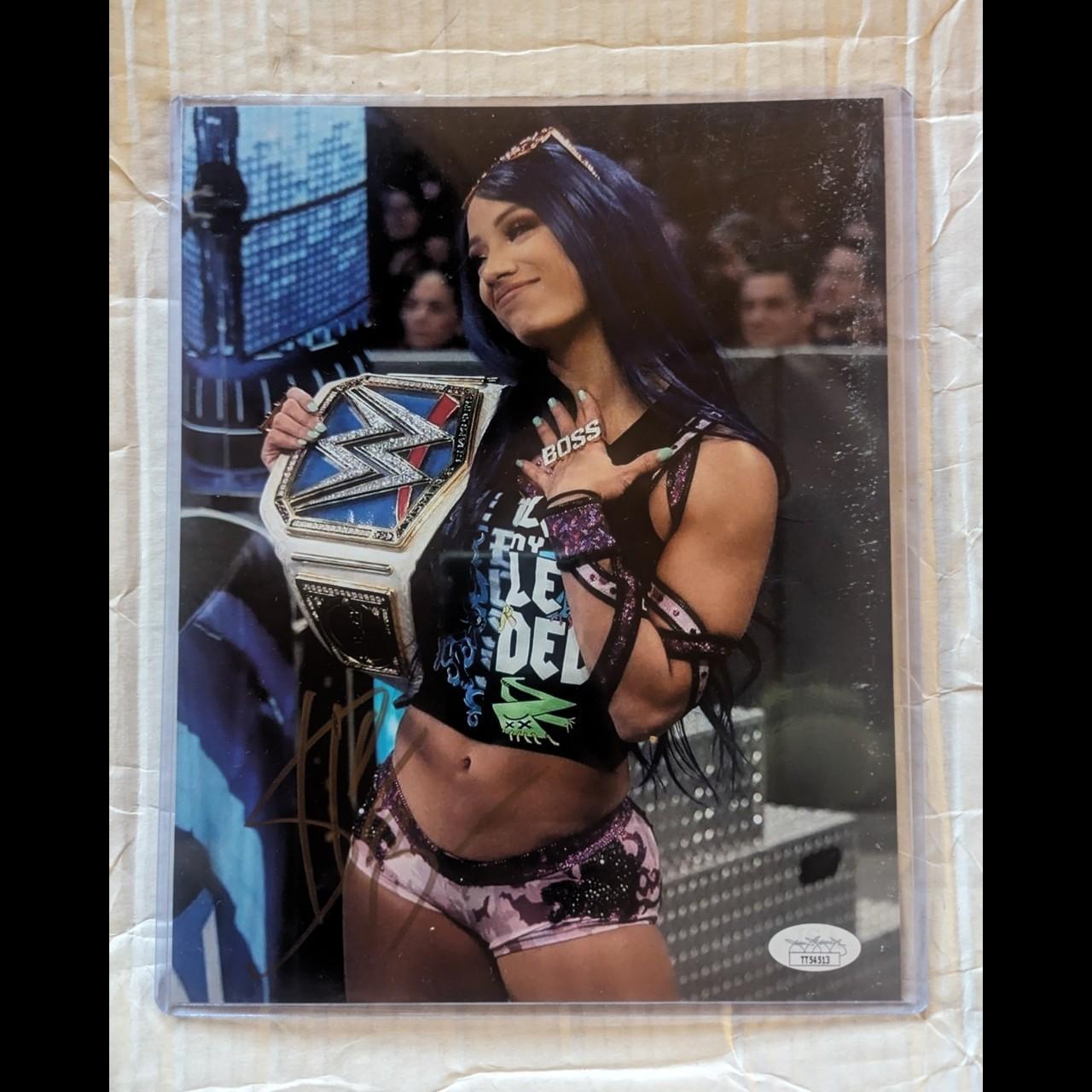 Signed sasha shops banks 8x10 photo