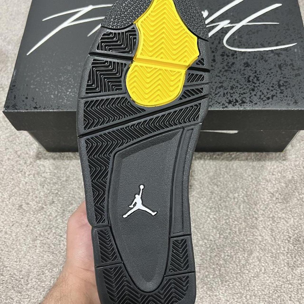 Jordan 4 Yellow thunder DM for size availability - Depop