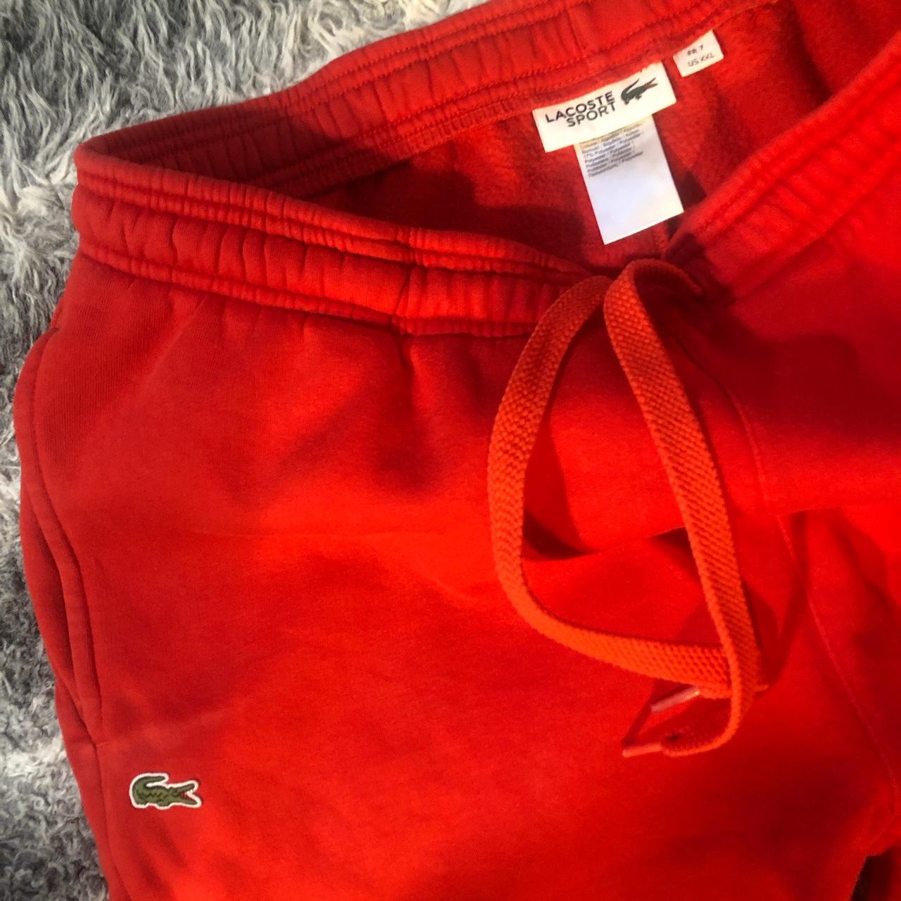 Lacoste tracksuit bottoms size 7 Good fit for XL Depop
