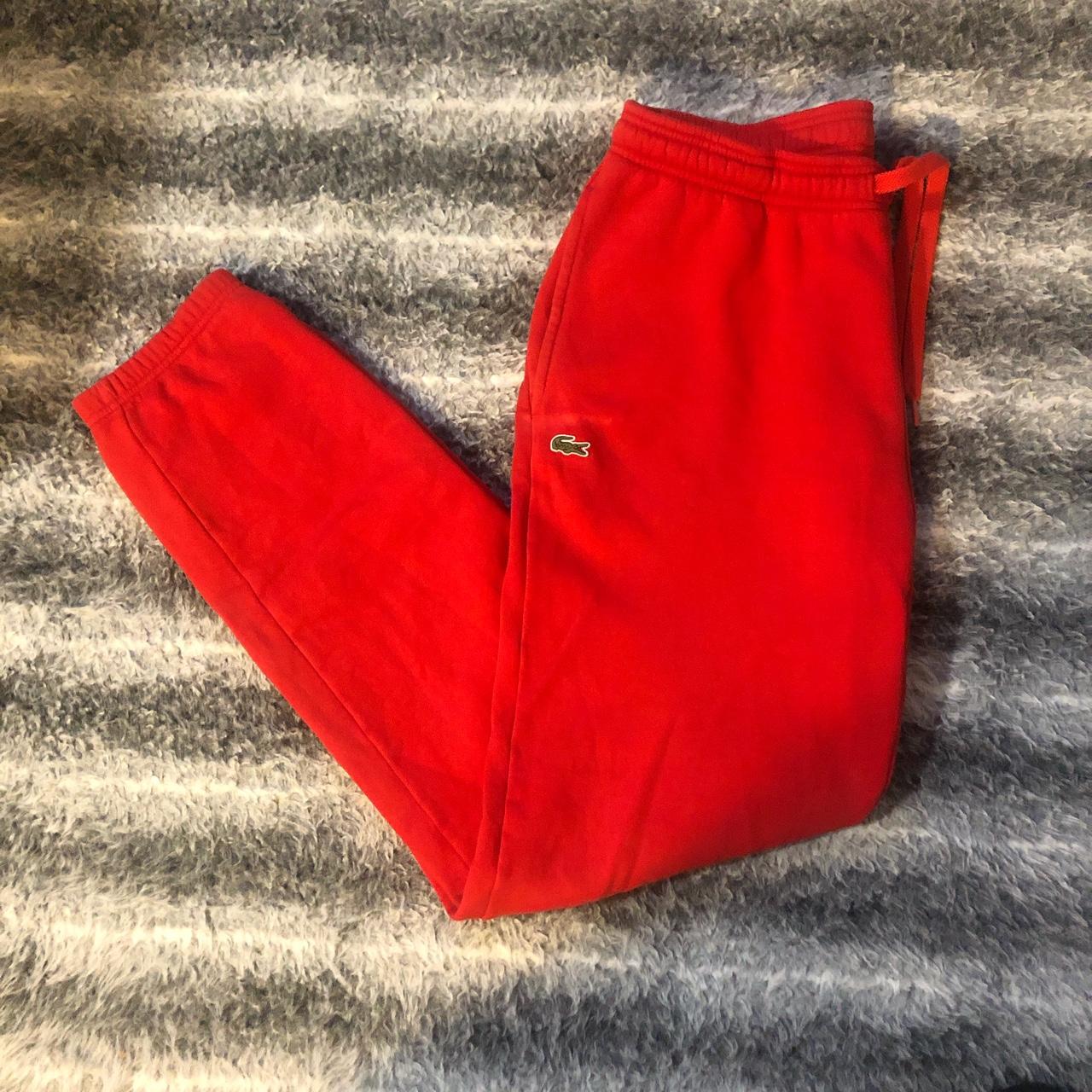 Lacoste tracksuit bottoms size 7 Good fit for XL Depop